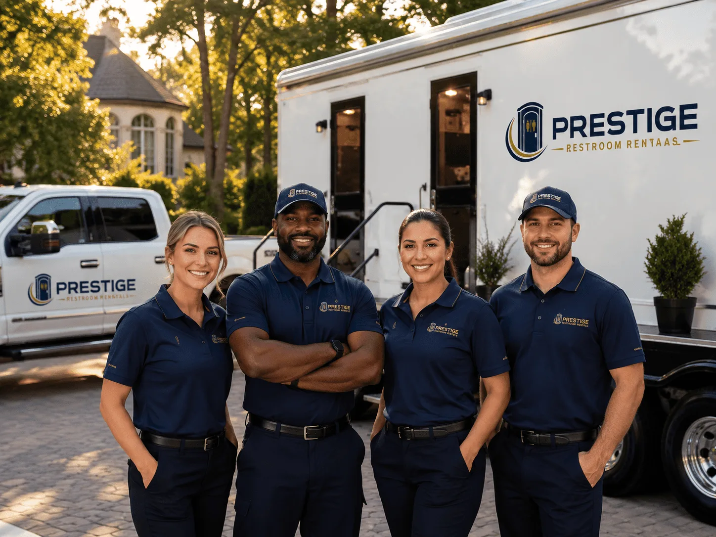 Trusted Luxury Portable Restrooms company in Brutus, MI